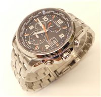 Watch Citizen Man Radiocontrollato H820 in Steel AT9030-55F - AT9030-55F